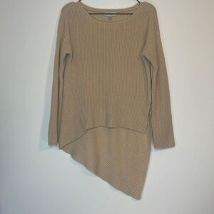 Neiman Marcus Cashmere Asymmetrical Sweater S
